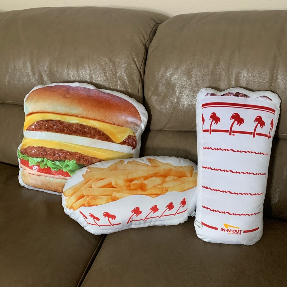 In N Out Exclusive Plush Pillows